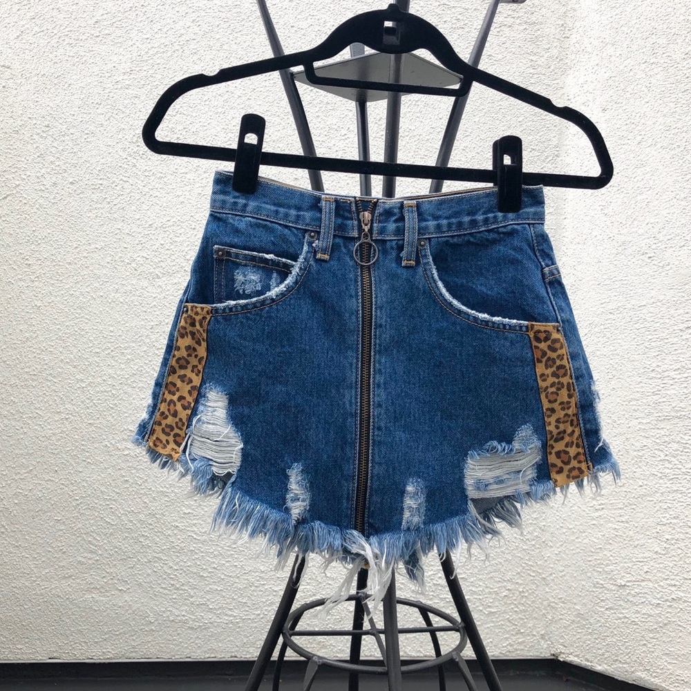 Carmar zip skirt